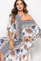 Fashion Bat-sleeve Robe Dress Sai Feel
